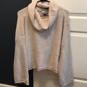 Universal Thread tan cowl neck sweater